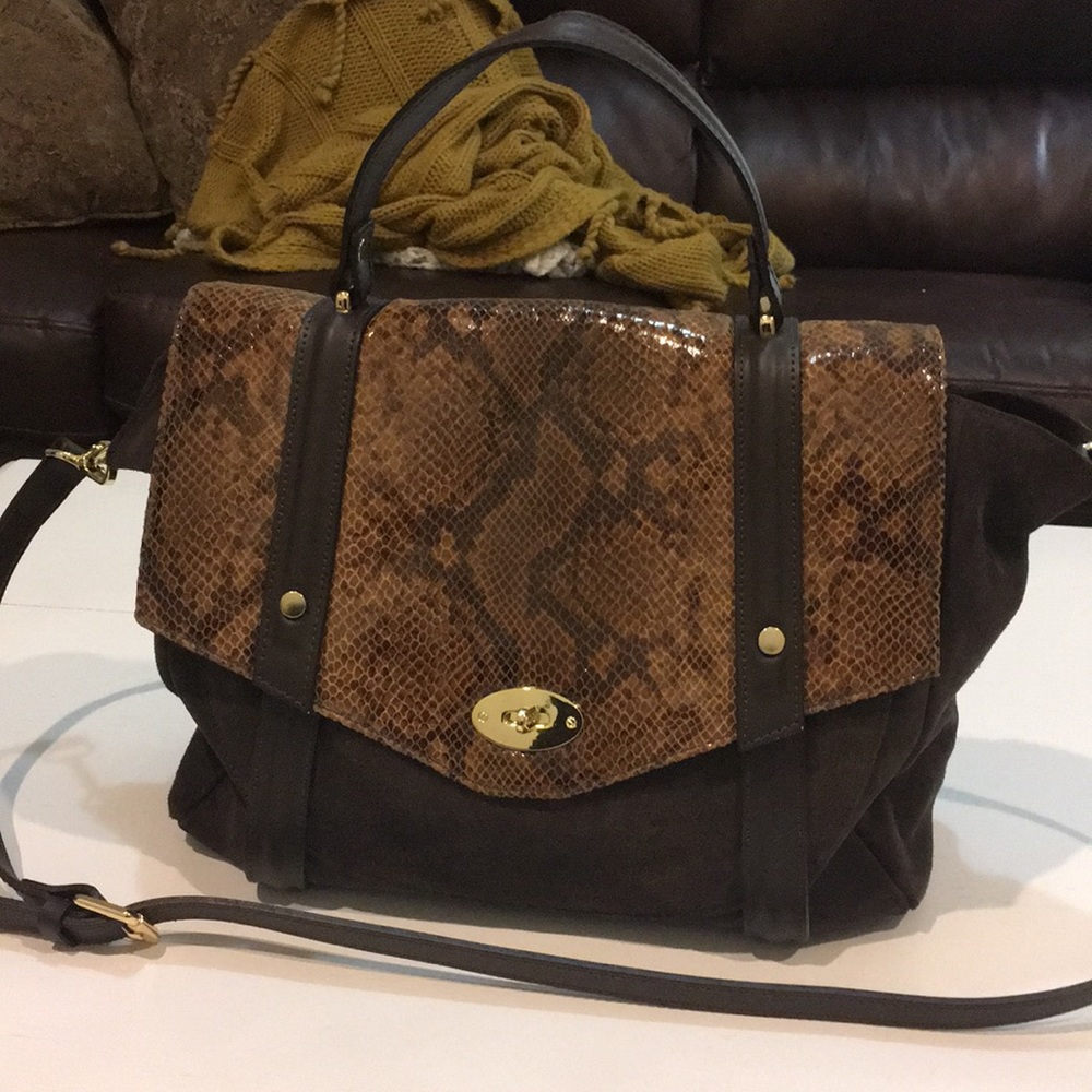 Cuir Rose genuine leather bag - never used